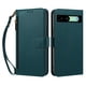thumbnail image 1 of Funda Tipo Billetera para Google Pixel 8A con Soporte y Bolsillo con Cierre Verde, 1 of 1