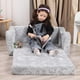 thumbnail image 5 of Silla infantil MOMCAYWEX extra ancha que brilla en gris oscuro, 5 of 6
