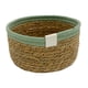 thumbnail image 1 of Cesta De Almacenamiento Cesta Tejida Hecha A Mano De Gran Capacidad Para Oficina Dormitorios Guardería 20 Cm X 10 Cm Verde, 1 of 5