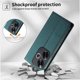 thumbnail image 2 of Funda Tipo Cartera de Cuero Sintético para XIAOMI POCO F6 Bloqueo RFID, con Ranuras para Tarjetas y Bolsillo para Efectivo, Cierre Magnético Fuerte Verde, 2 of 4