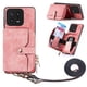 thumbnail image 4 of Funda Tipo Cartera con Correa Cruzada para Xaiomi 13 Protección Contra Golpes Rosa, 4 of 6