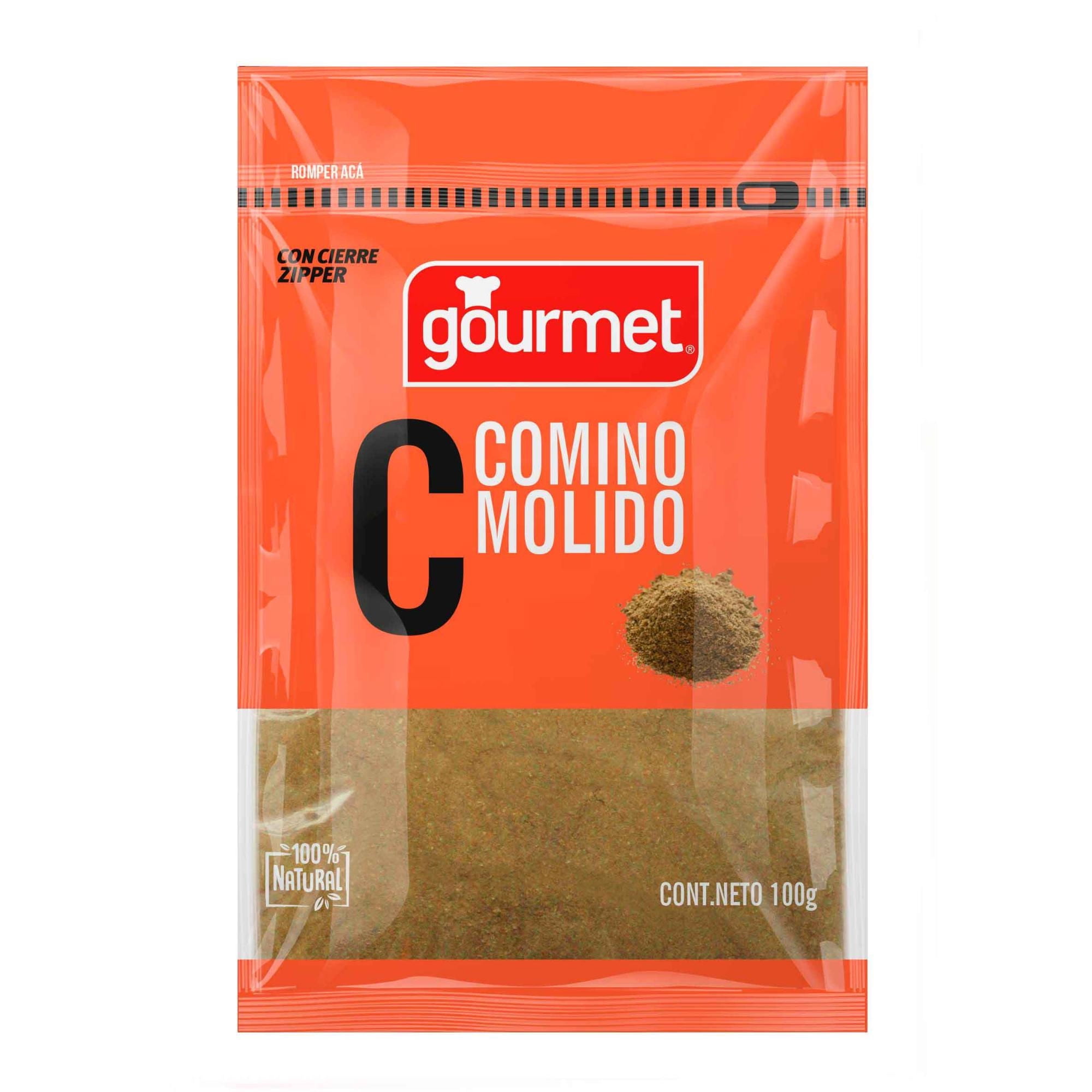 Condimentos Comino Molido Bolsa 100 g Gourmet