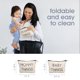 thumbnail image 3 of Set de bolsas de lona Pearhead Mommy and Baby para madres primerizas, 3 of 6