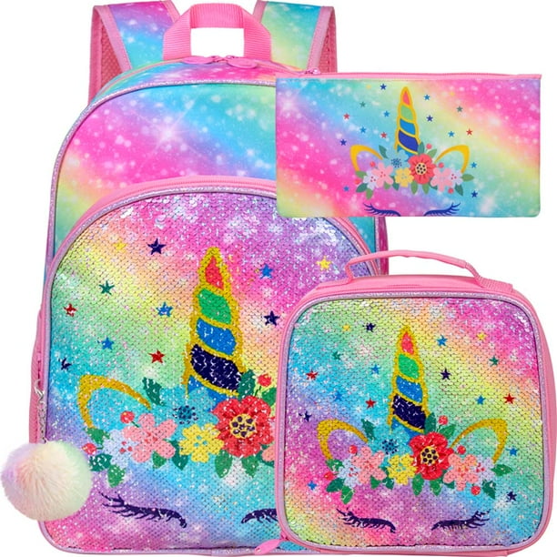 3PCS Dinosaur Backpack for Boys, 16”Kids Bookbag with Lunch Box, School Bag for Elementary Toddler