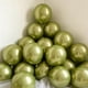 thumbnail image 5 of Globos Ztikug de látex metálico verde claro, 30 cm, 50 unidades, 5 of 6