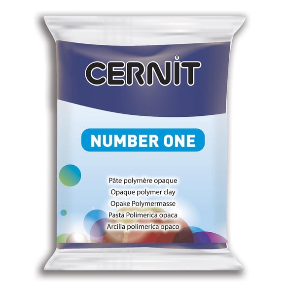 Arcilla polimérica Cernit Number One azul marino 56 g