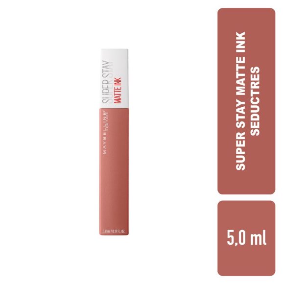 Labial Maybelline Larga Duración Superstaymatte Ink 65 Seductres, 5 ml