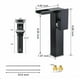thumbnail image 2 of Grifo Lavabo Baño Led Luz Cambiante 3 Colores Llave Lavabo Negro, 2 of 3