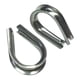 thumbnail image 1 of Abrazaderas De Cable De Acero De 2 Piezas, Fijación Fiable Para Pancartas, Vallas Y Anillos De Clip De 6 Mm., 1 of 5