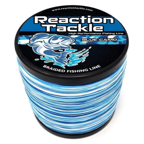 Línea de Pesca Reaction Tackle 65 lb (29 kg) 457 m Camuflaje Azul