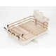 thumbnail image 2 of Secador De Platos Platera Moderna De Aluminio Inoxidable Color Rose Gold, 2 of 5