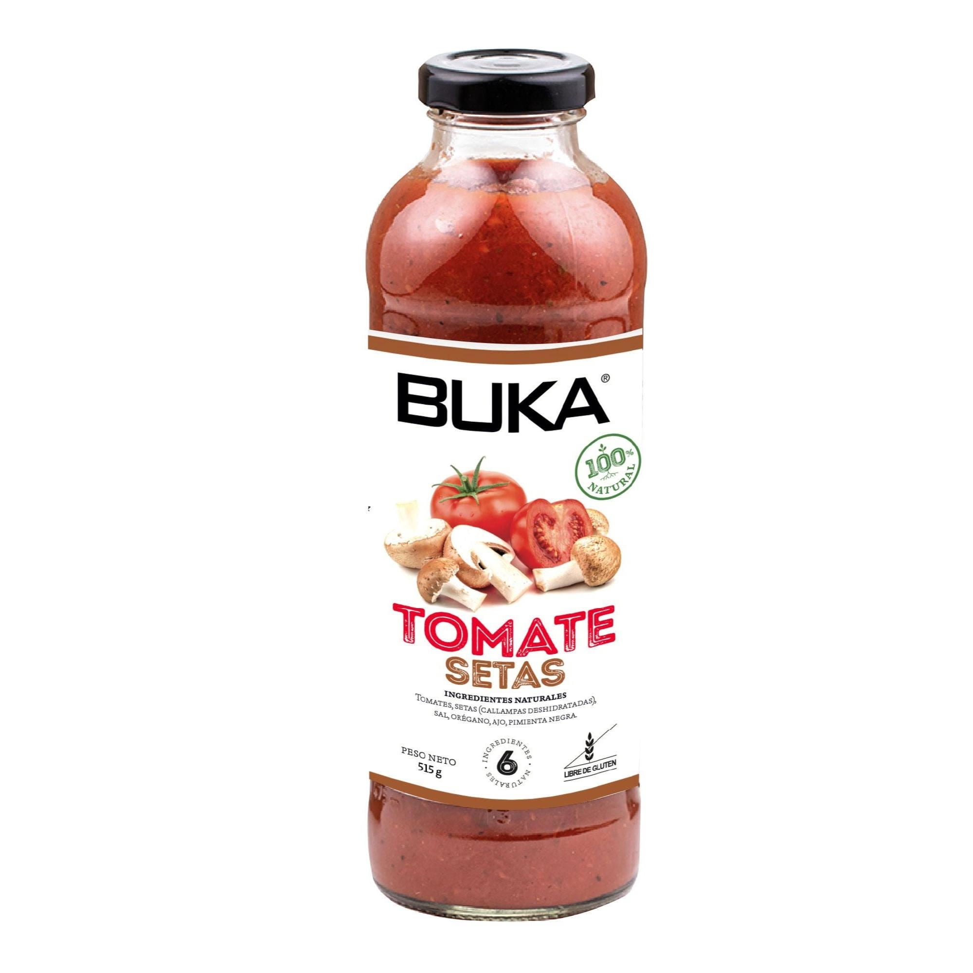 Salsa De Tomate Setas Frasco 515 g Buka
