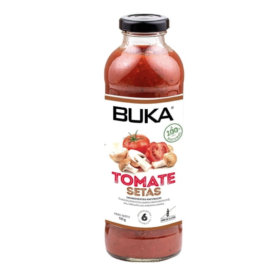 Salsa De Tomate Setas Frasco 515 g Buka