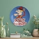 thumbnail image 5 of El show de Dudley Do-Right Plato decorativo de porcelana fina (bone china), plato decorativo de cerámica para hogar, oficina, soporte de pared, platos decorativos para dormitorio - 6 pulgadas (15 cm), 5 of 6