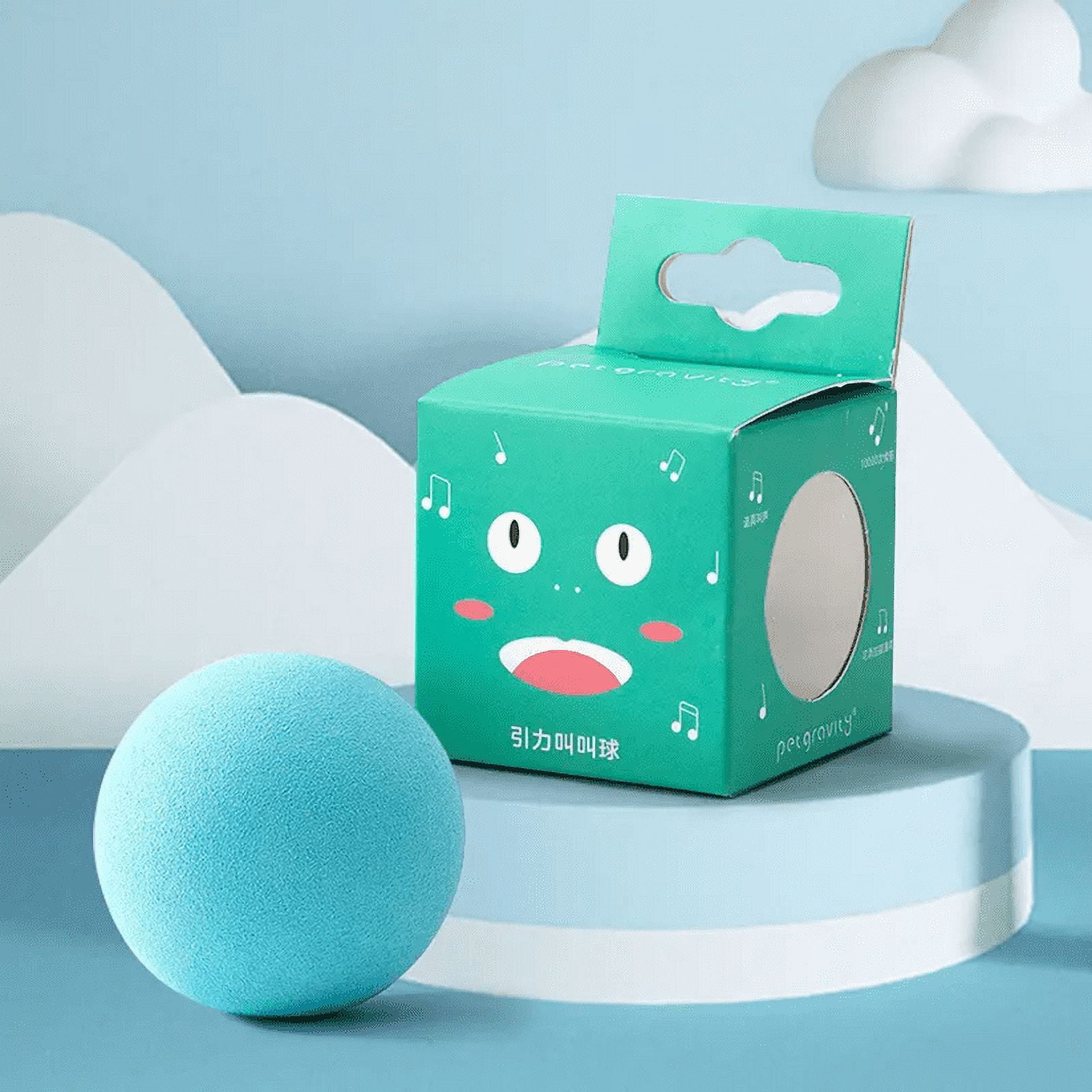 Akirapet - Juguete Para Gatos Bola Con Sonido De Rana Al Movimiento