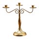 thumbnail image 2 of Candelabro De Varios Brazos Para El Hogar, La Cocina, El Comedor, El Candelabro Dorado Con 3 Brazos, 2 of 5