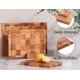 thumbnail image 3 of Tablas de cortar Fibogollo Bamboo con ranura para jugo y soporte, 3 unidades, 3 of 6