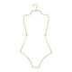 thumbnail image 1 of Colgador De Trajes De Baño, Colgador De Exhibición, Colgador De Lencería Para Ropa De Playa Boutique, Adultos, Dorado, 1 of 5