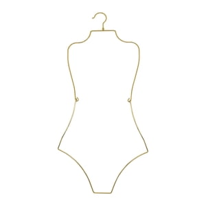 Bothyi - Colgador De Trajes De Baño, Colgador De Exhibición, Colgador De Lencería Para Ropa De Playa Boutique, Adultos, Dorado