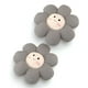thumbnail image 1 of Pack De 2 Cojines Decorativo Diseño Flor Kawaii 25cm Gris, 1 of 4