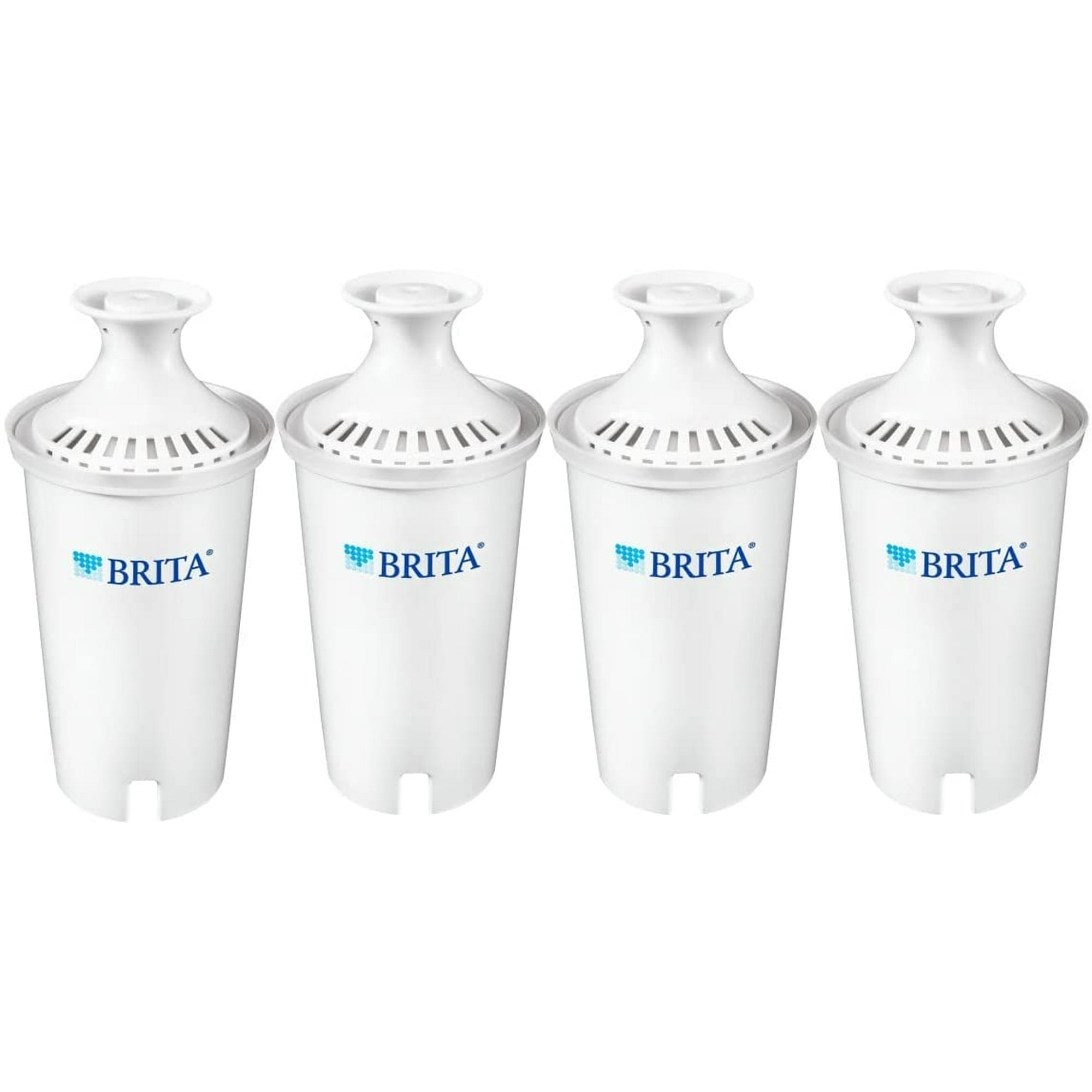 Filtro De Agua Estándar Brita, Filtros De Reemplazo Estándar Para Jarras Y Dispensadores, Libre De Bpa, 4 Conteos
