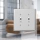 thumbnail image 2 of Wallplate Amerelle 66TT Espejo acrílico transparente de 2 palancas, 2 of 4