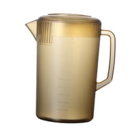 Bothyi - Vaso Medidor De Líquidos De 5000 Ml, Recipiente Para Almacenar Bebidas, Para Harina, Refrigerador, Líquido Marrón