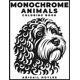thumbnail image 1 of Libro para colorear de animales en monocromo, publicación independiente, 1 of 1