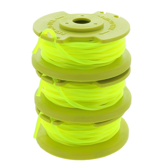 Repuesto de carrete y línea trenzada de 0,080 pulgadas para recortadoras inalámbricas Ryobi One PLUS+ AC80RL3 OEM (paquete de 3)