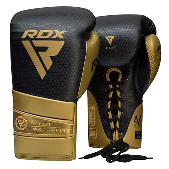 Guantes De Boxeo Mark Pro Training Tri Lira 1 Golden 10 Onz