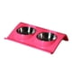 thumbnail image 1 of Plato Melamina Doble Z Talla S Fucsia Perro, 1 of 2