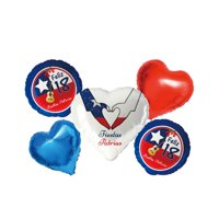 Genérico - Set De Globos Metalizados Diseño Fiestas Patrias 5 Pzas