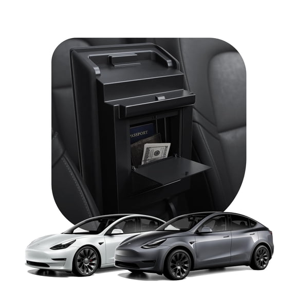 Caja de almacenamiento oculta Spigen One-Tap para Tesla Model Y y 3