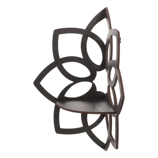 Estante Esquinero Con Forma De Flor, Estantes Flotantes De Madera Para El Hogar, Cocina, Sala De Estar