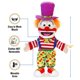 thumbnail image 3 of Títere de Mano Payaso Silly Puppets 36 cm, 3 of 5