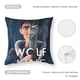 thumbnail image 5 of Rey Lobo Fundas de almohada de terciopelo con tema, regalos de funda de almohada, decoración para el hogar, cojín de lanzar, regalo de cumpleaños para fans y parejas.40*40cm., 5 of 6