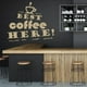 thumbnail image 2 of Decomural Best Coffee Here Cafe Sign WS-46839, 2 of 2
