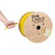 thumbnail image 1 of Cable Ethernet TRUE CABLE Cat6A, elevador blindado de 1000 pies, amarillo, 1 of 7