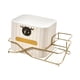 thumbnail image 3 of Caja De Almacenamiento De Papel Para Soporte De Pañuelos Multiusos Para Decoración De Mesa De Comedor Blanca Con Base, 3 of 3
