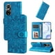 thumbnail image 1 of Funda tipo cartera FOXDOCK para Huawei Nova 9 Pro , diseño girasol en relieve, cuero PU, cierre magnético, soporte y tarjetero, 1 of 5
