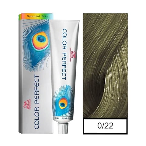Wella - Tintura Semipermanente Color Perfect Mix 0/22 60Gr + Oxidante