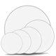 thumbnail image 1 of Parche de Batería Ktaxon PET Juego de 5 Piezas Blanco 12"-22", 1 of 6