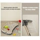 thumbnail image 4 of Silla De Comer Reclinable Con Ruedas y Compartimiento LuBabycas Café, 4 of 8