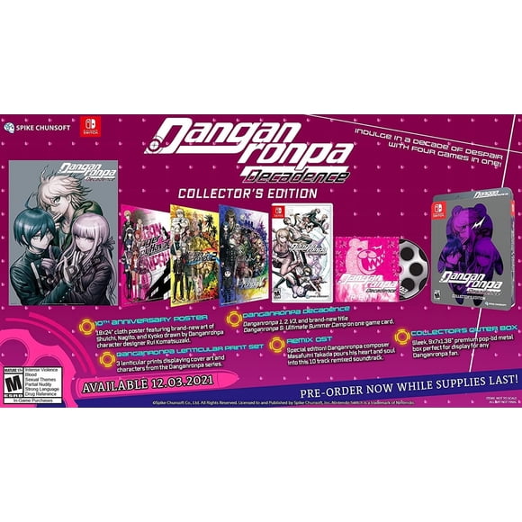 Videojuego Spike Chunsoft Danganronpa Decadence para Switch