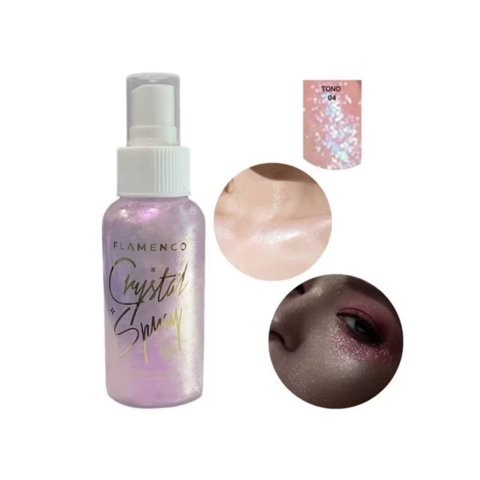 Flamenco - Spray Brillo Polvo De Hadas Para Cabello Y Cuerpo