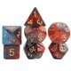 thumbnail image 5 of 7x Dados Poliédricos Juego De Fiesta Juego De Dados Para Juego De Mesa DND Estrella Rojo Oscuro, 5 of 5