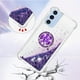 thumbnail image 3 of Funda Para Sansung Galaxy A16 Con Brillo Líquido, Protección Completa Y Soporte De Anillo Giratorio, 3 of 4