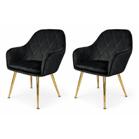 Moboi - Pack 2 Butacas Sitiales Velvet Diamond Negra