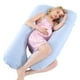 thumbnail image 1 of Almohada para embarazadas, almohada en forma de U desmontable y lavable, cojín grande, almohada de cintura, 1 of 5