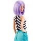 thumbnail image 4 of Muñeca de moda Barbie Fashionistas 18 Va-Va-Violet, 4 of 6